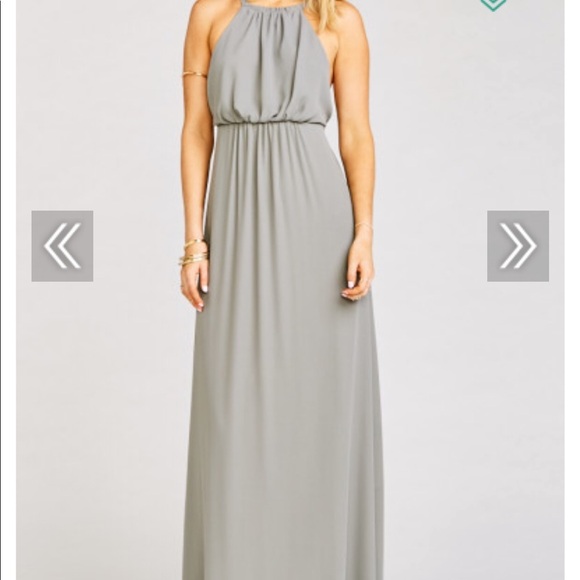 Show me your mumu amanda dress in soft charcoal - Picture 2 of 6